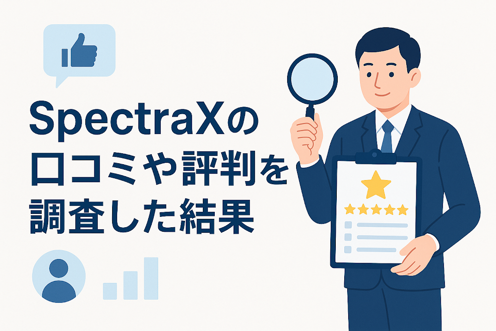 SpectraXの口コミや評判を調査した結果