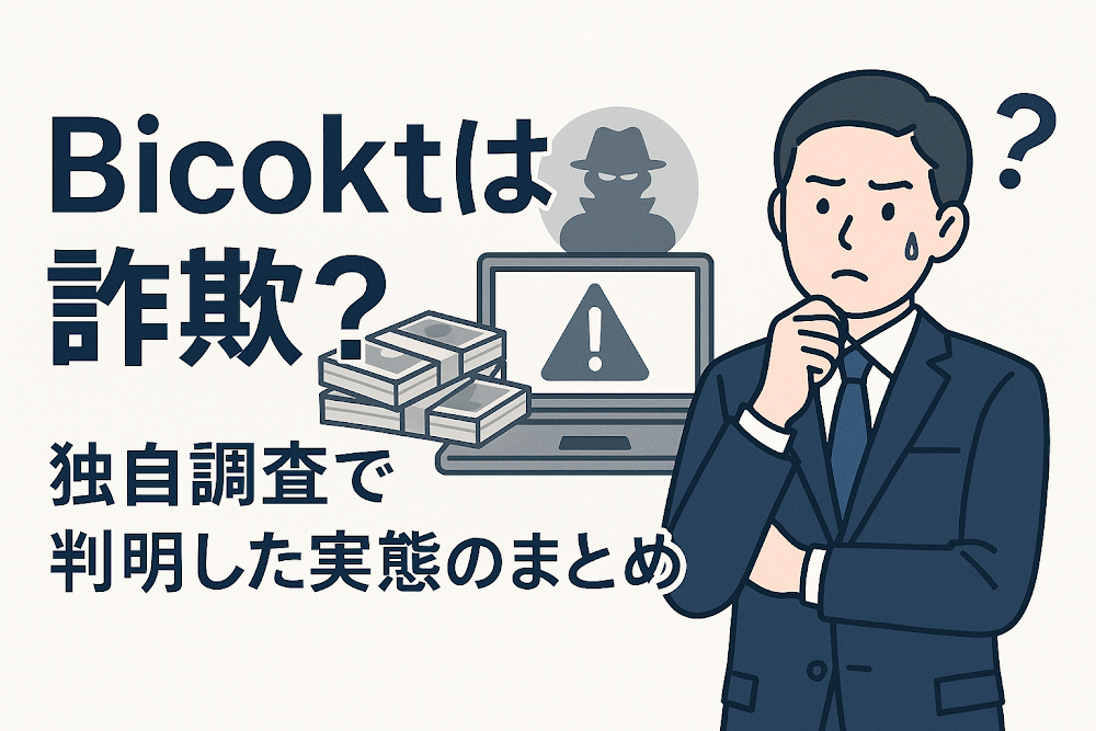 Bicoktは詐欺?独自調査で判明した実態のまとめ