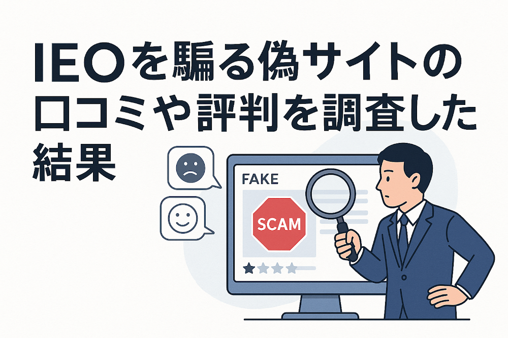 IEOを騙る偽サイトの口コミや評判を調査した結果
