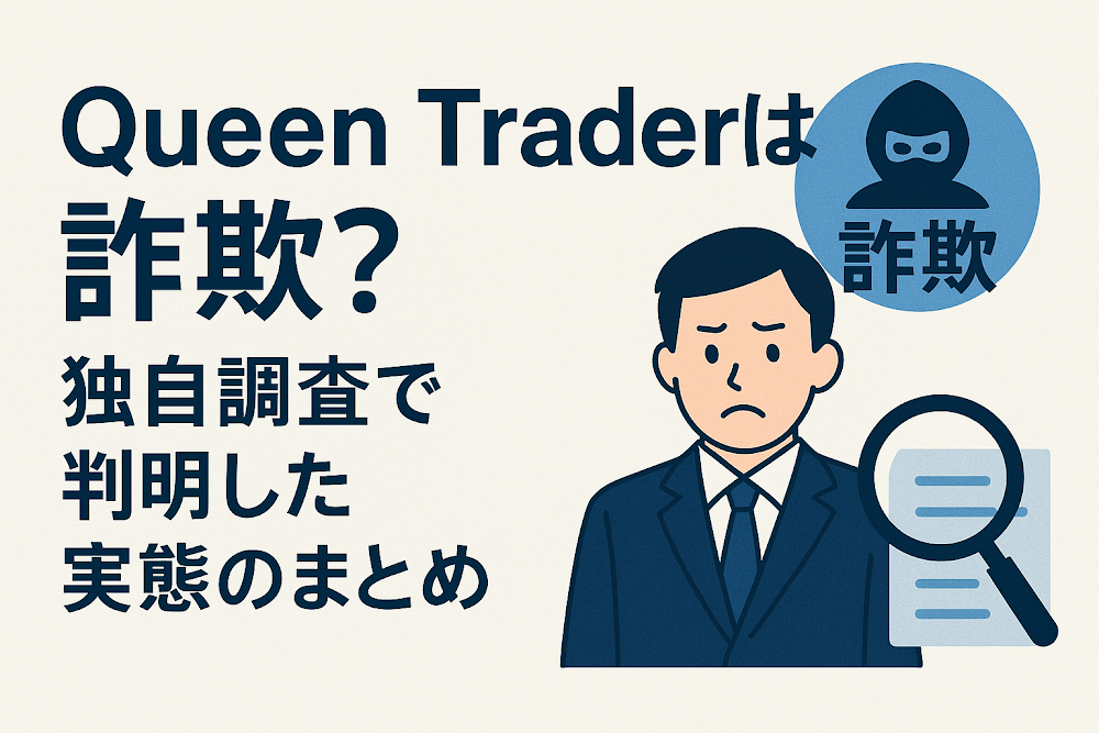 Queen Traderは詐欺?独自調査で判明した実態のまとめ