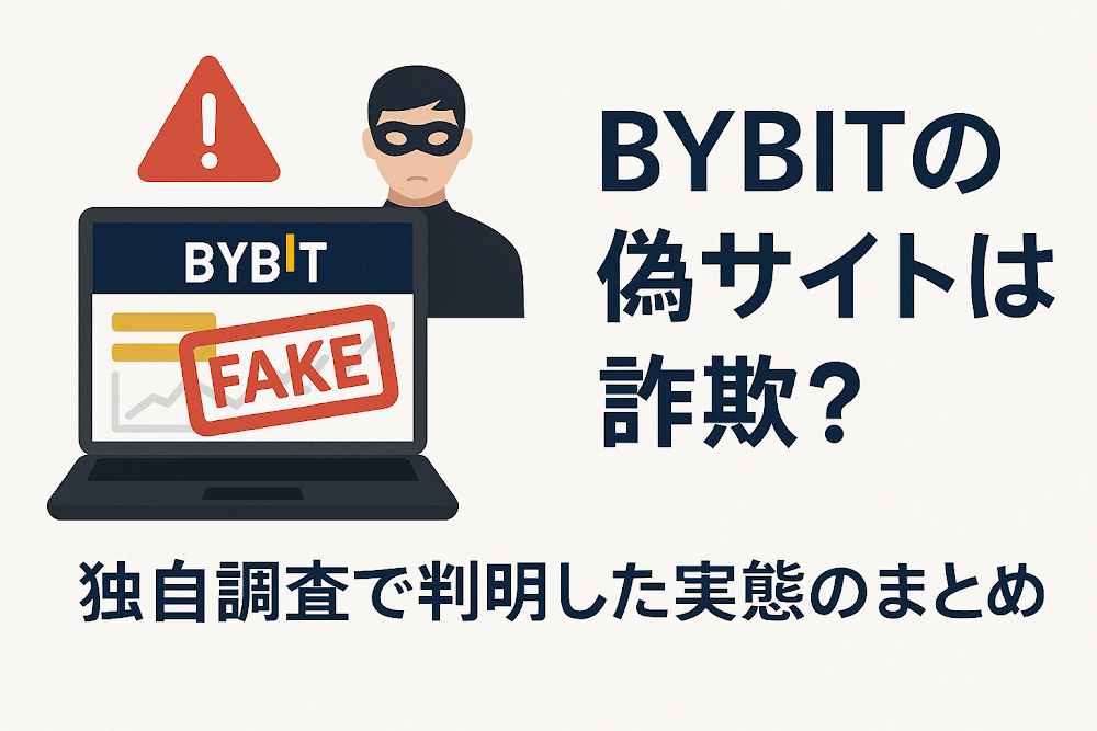 BYBITの偽サイトは詐欺?独自調査で判明した実態のまとめ