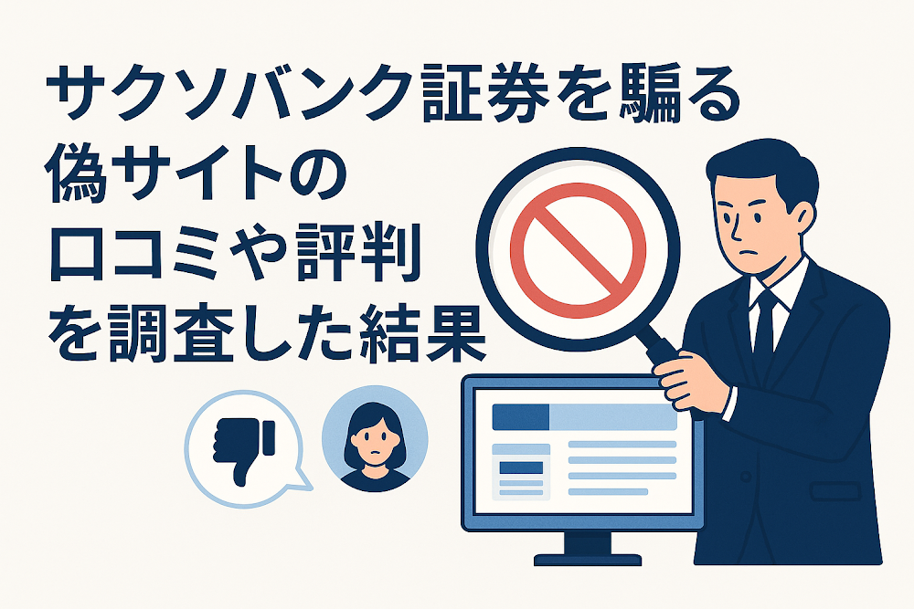 サクソバンク証券を騙る偽サイトの口コミや評判を調査した結果