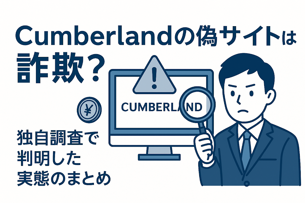 Cumberlandの偽サイトは詐欺?独自調査で判明した実態のまとめ
