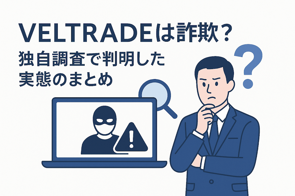 VELTRADE(veltrade.ke)は詐欺?独自調査で判明した実態のまとめ