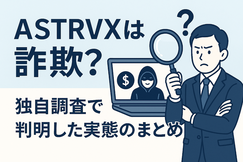 ASTRVXは詐欺?独自調査で判明した実態のまとめ
