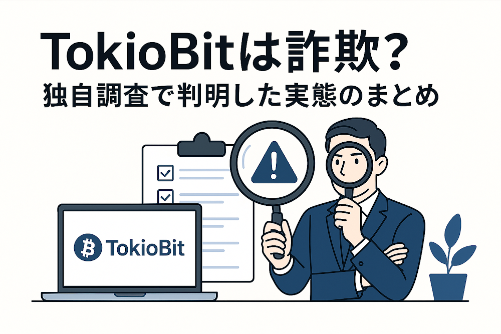 Tokiobit(トキオビット)は詐欺?独自調査で判明した実態のまとめ