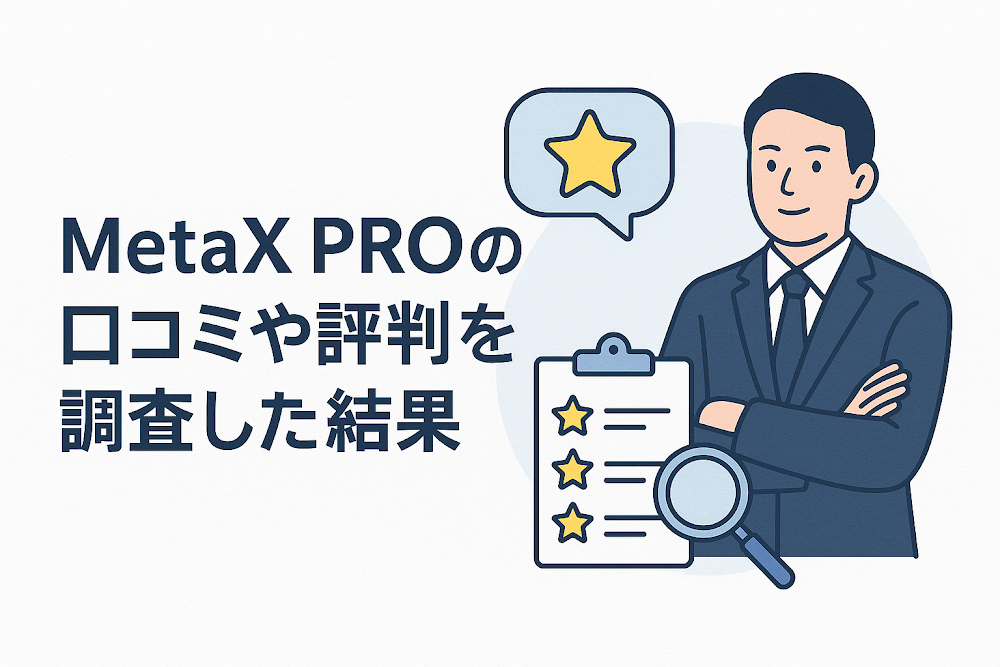 MetaX PROの口コミや評判を調査した結果