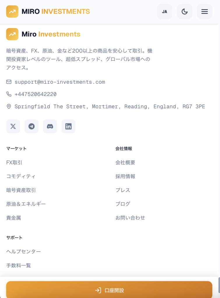 MIRO INVESTMENTS