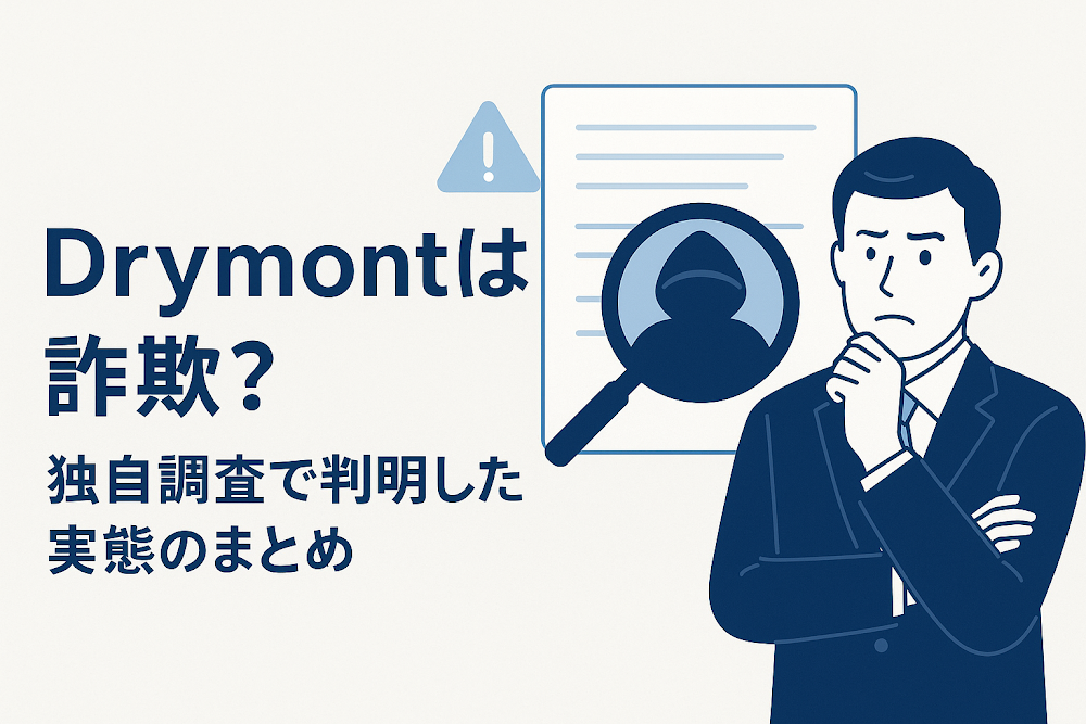 Drymont（gixmax.pro）は詐欺？独自調査で判明した実態のまとめ