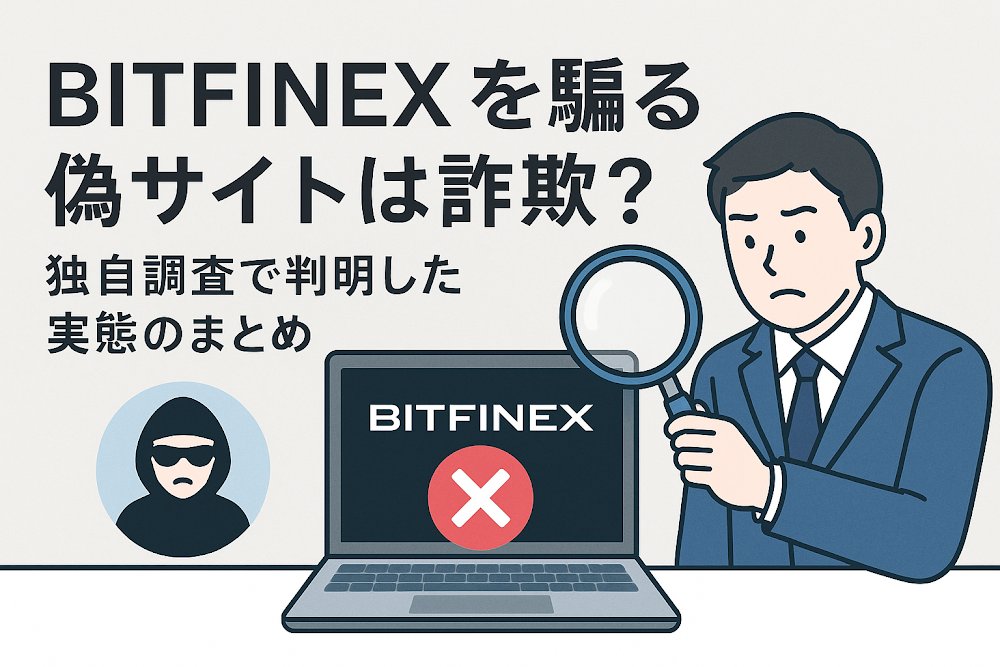BITFINEXを騙る偽サイト(bitusdt93-jp.com)は詐欺?独自調査で判明した実態のまとめ