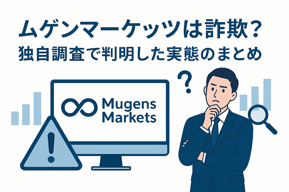 ムゲンマーケッツ（Mugen Markets）は詐欺？独自調査で判明した実態のまとめ