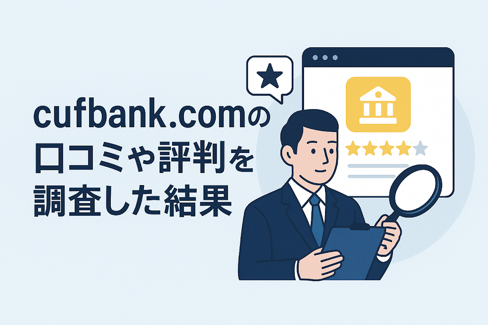 cufbank.comの口コミや評判を調査した結果