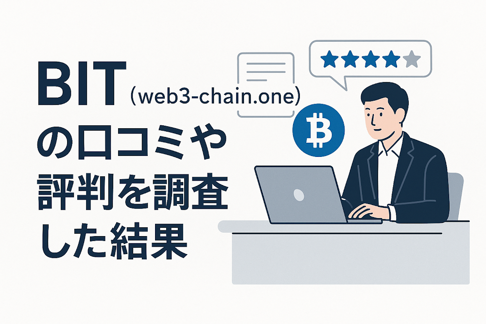 BIT(web3-chain.one)の口コミや評判を調査した結果
