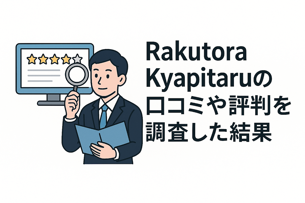 Rakutora Kyapitaruの口コミや評判を調査した結果