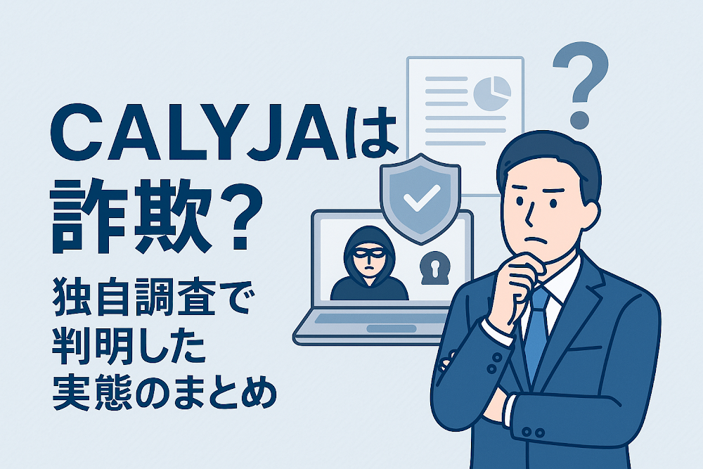 CALYJAは詐欺?独自調査で判明した実態のまとめ