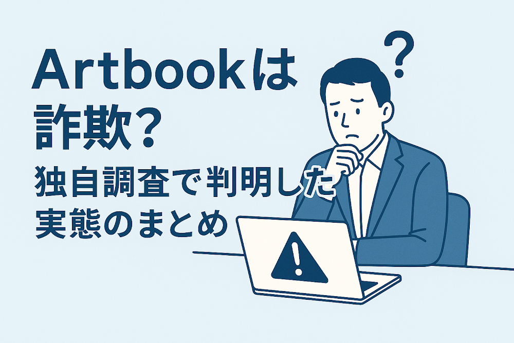 Artbookは詐欺?独自調査で判明した実態のまとめ