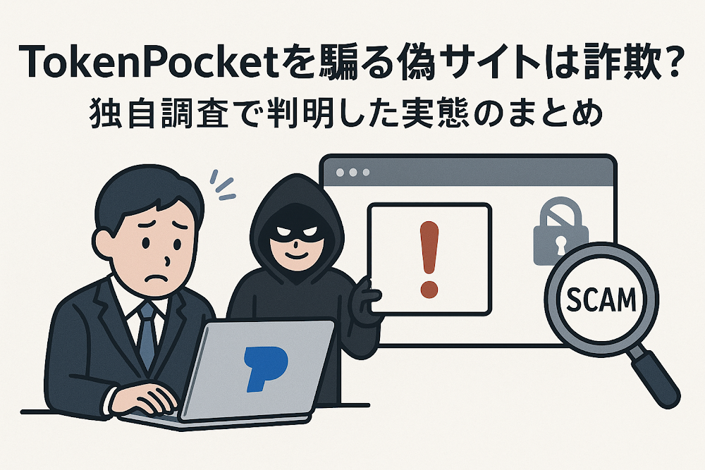 Token Pocketを騙る偽サイトは詐欺？独自調査で判明した実態のまとめ