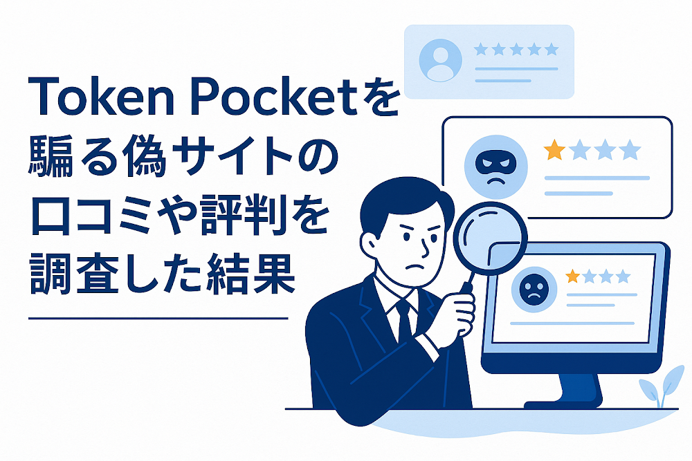 Token Pocketを騙る偽サイトの口コミや評判を調査した結果