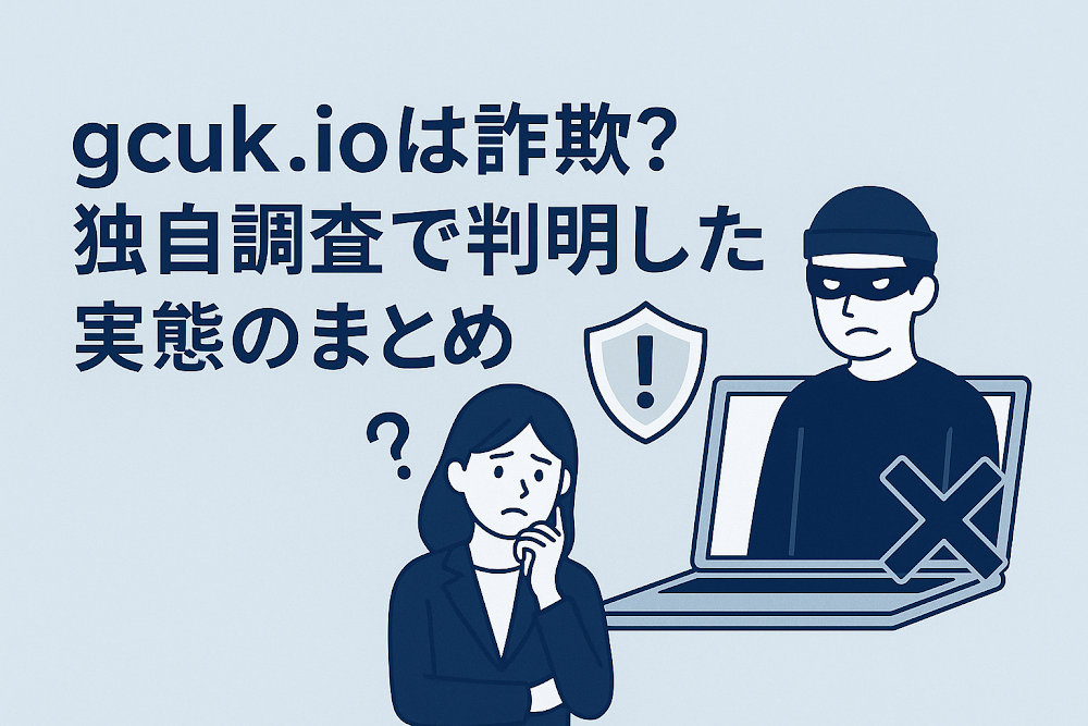 gcuk.ioは詐欺?独自調査で判明した実態のまとめ