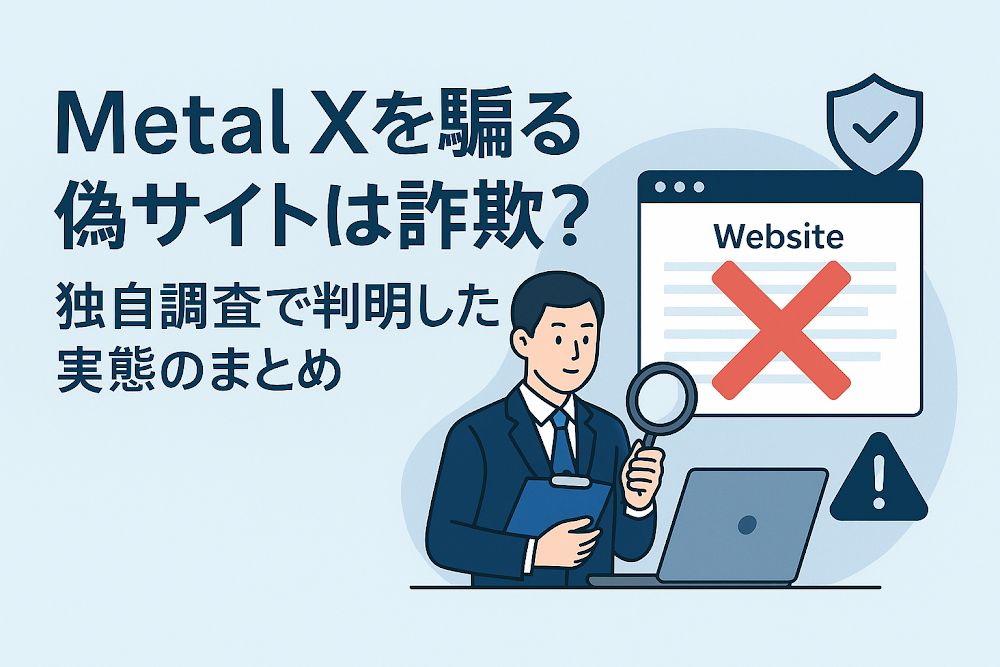 Metal Xを騙る偽サイトは詐欺?独自調査で判明した実態のまとめ