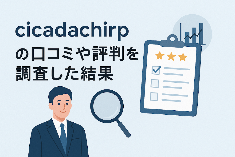 cicadachirpの口コミや評判を調査した結果