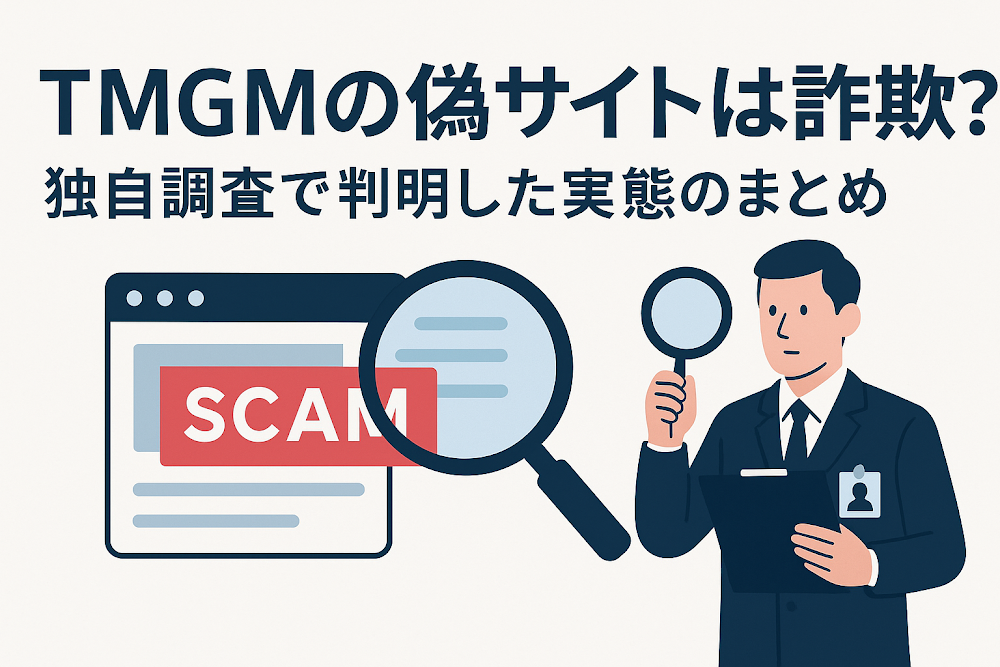 TMGMの偽サイトは詐欺?独自調査で判明した実態のまとめ