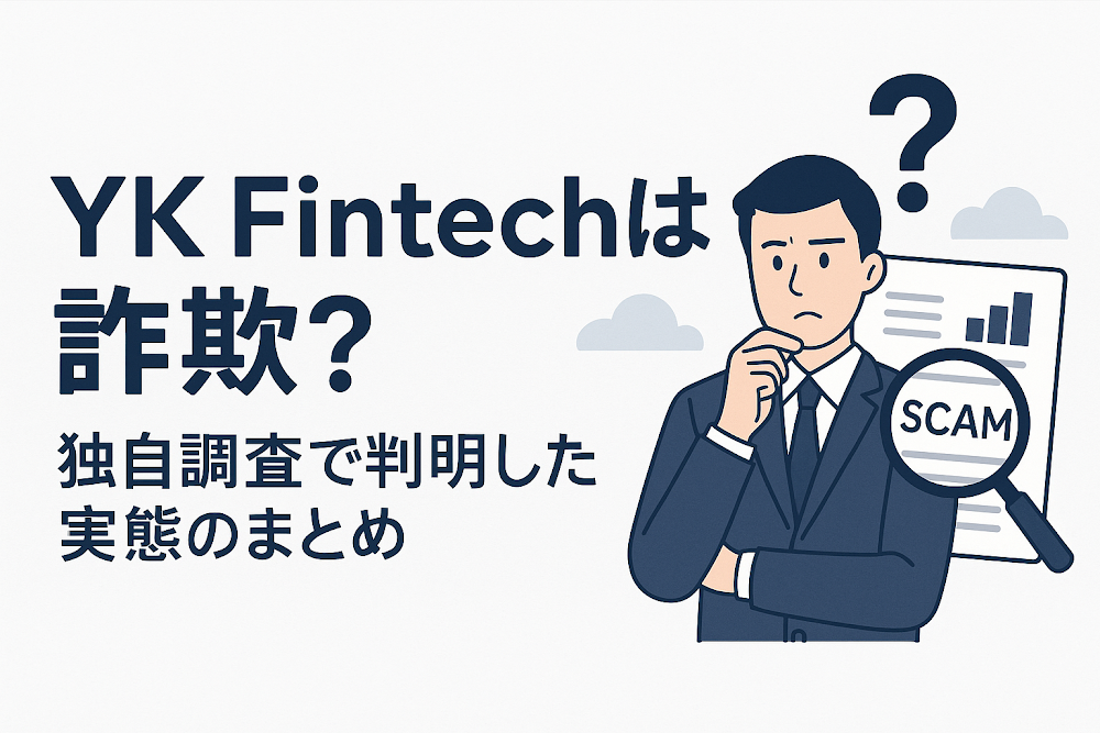 YK Fintechは詐欺?独自調査で判明した実態のまとめ