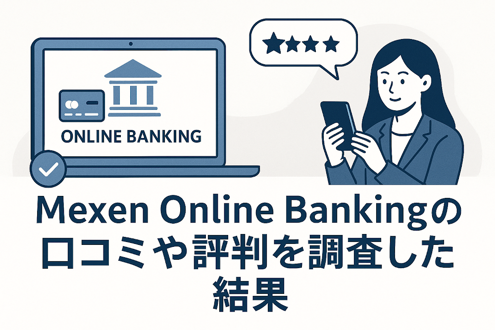 Mexen Online Bankingの口コミや評判を調査した結果
