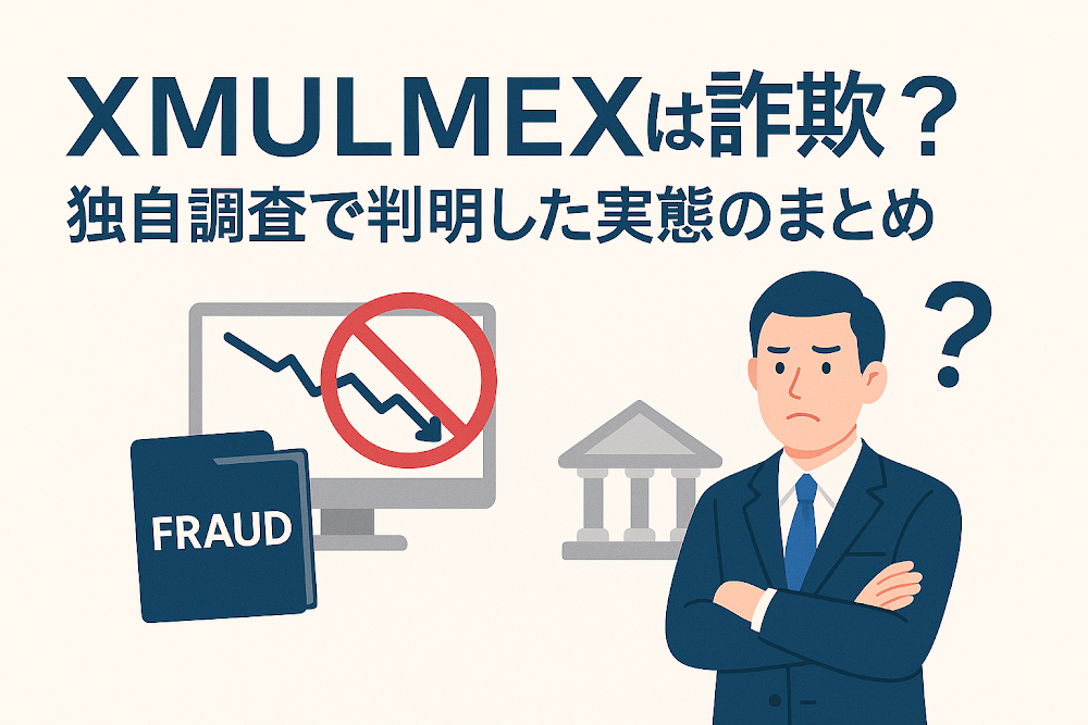 XMULMEXは詐欺?独自調査で判明した実態のまとめ