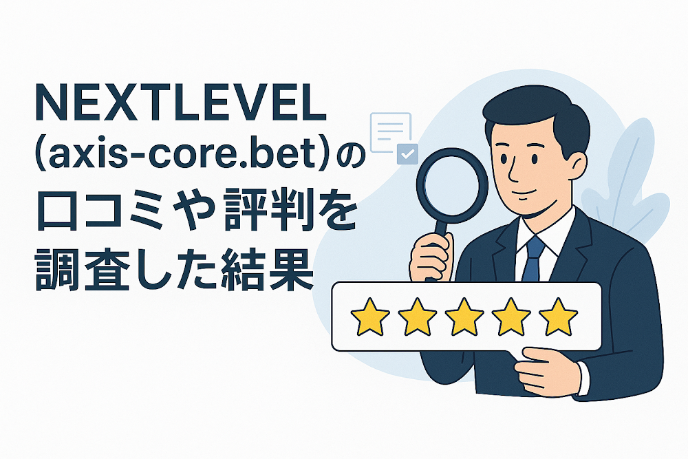 NEXTLEVEL（axis-core.bet）の口コミや評判を調査した結果