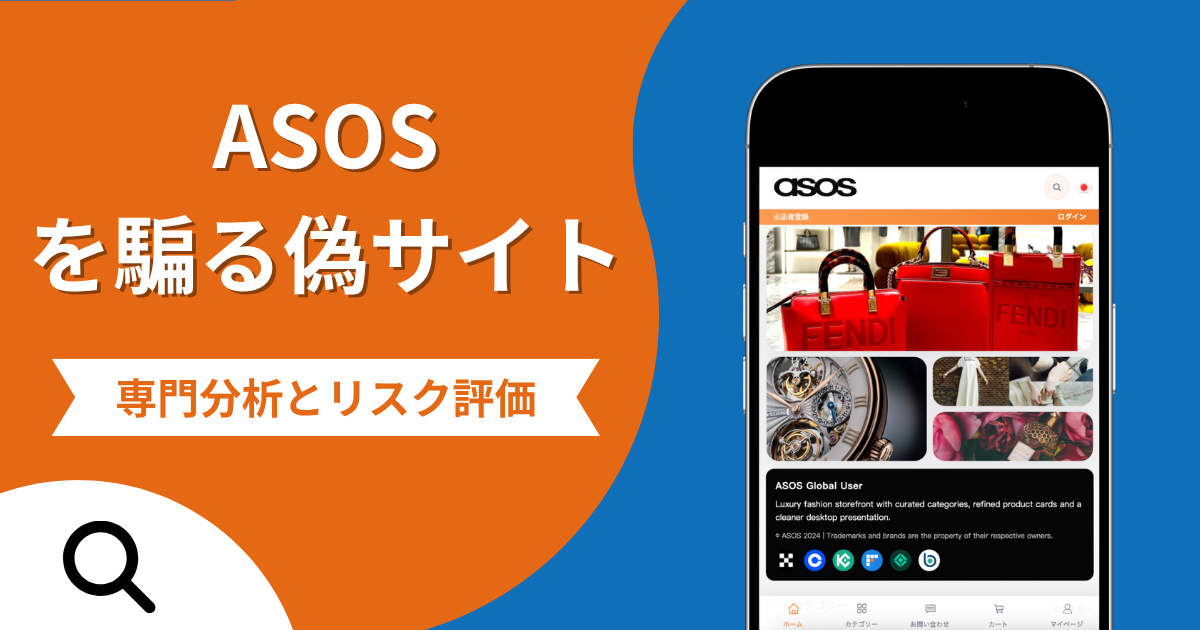 ASOSを騙る偽サイト（asos.fo）は詐欺？購入代金の立替えと保証金請求の実態とは？口コミや評判を紹介