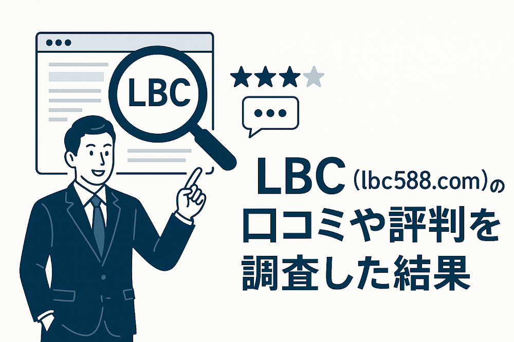 LBC(lbc588.com)の口コミや評判を調査した結果