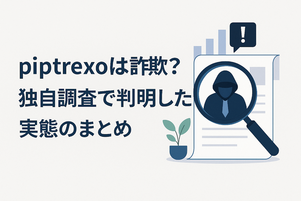 piptrexoは詐欺?独自調査で判明した実態のまとめ