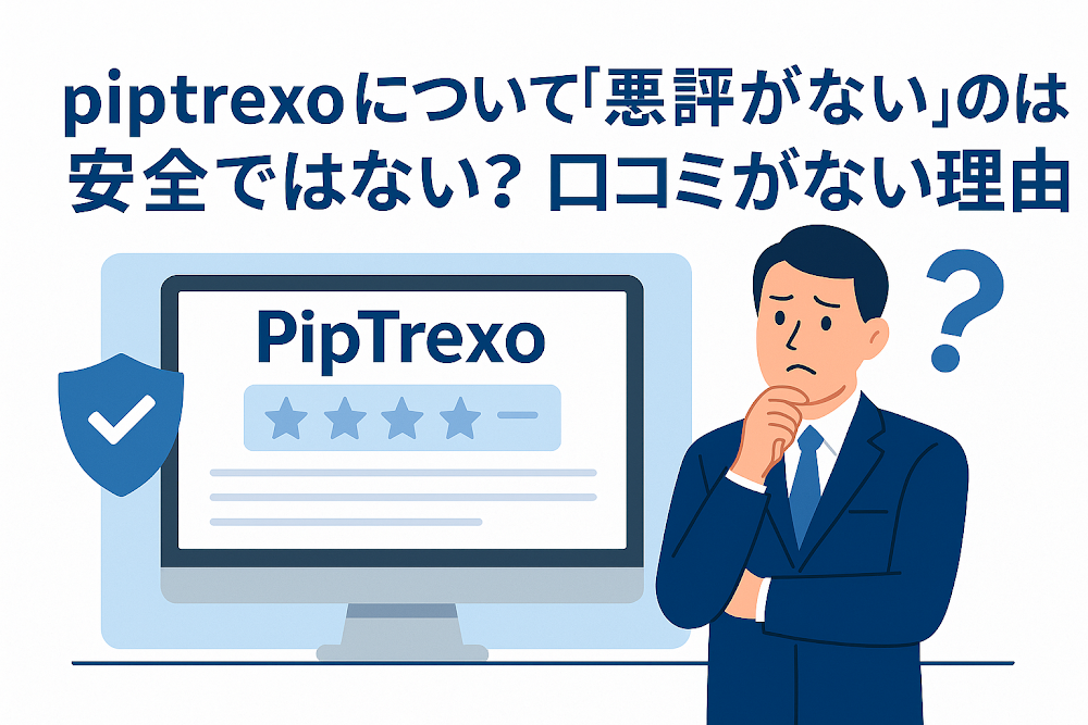 piptrexoについて「悪評がない」のは安全ではない?口コミがない理由