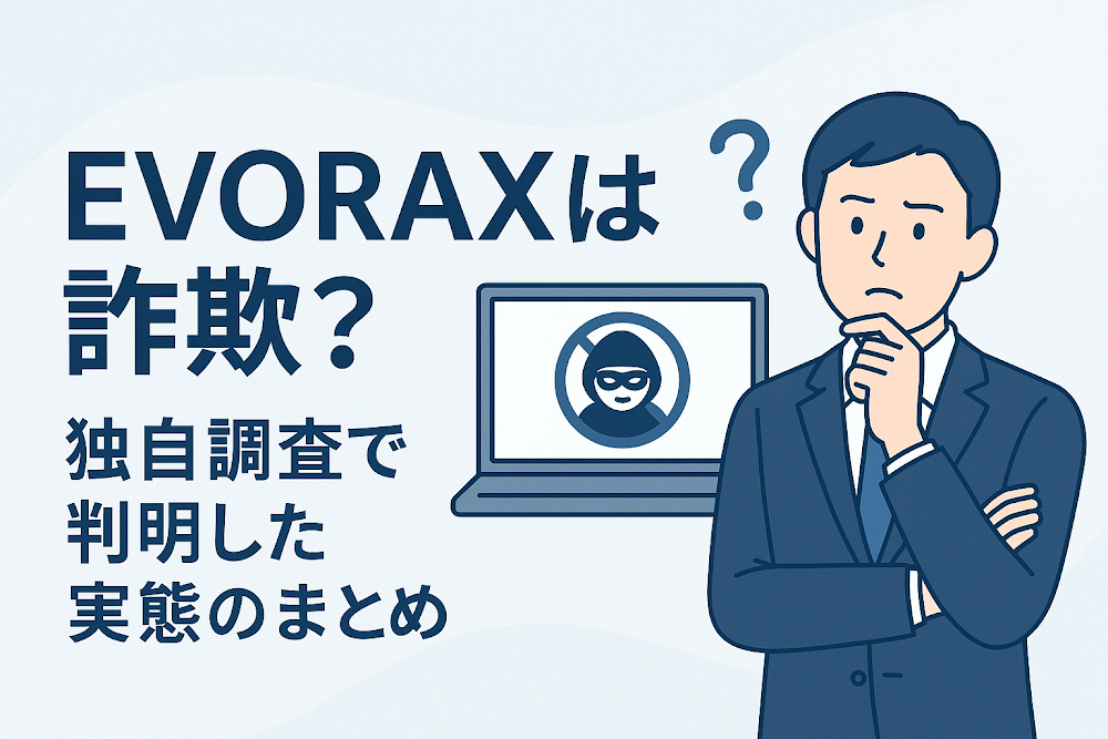 EVORAXは詐欺?独自調査で判明した実態のまとめ