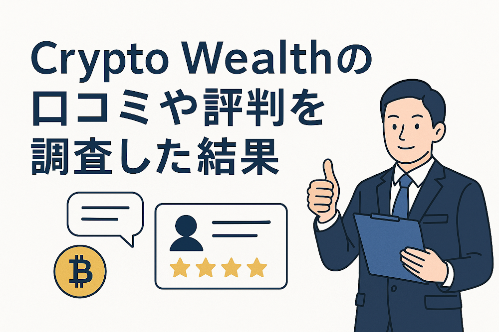 Crypto Wealthの口コミや評判を調査した結果