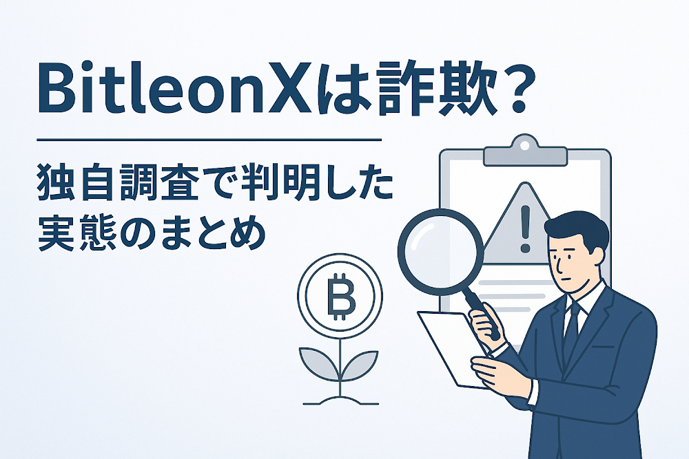 BitleonXは詐欺?独自調査で判明した実態のまとめ