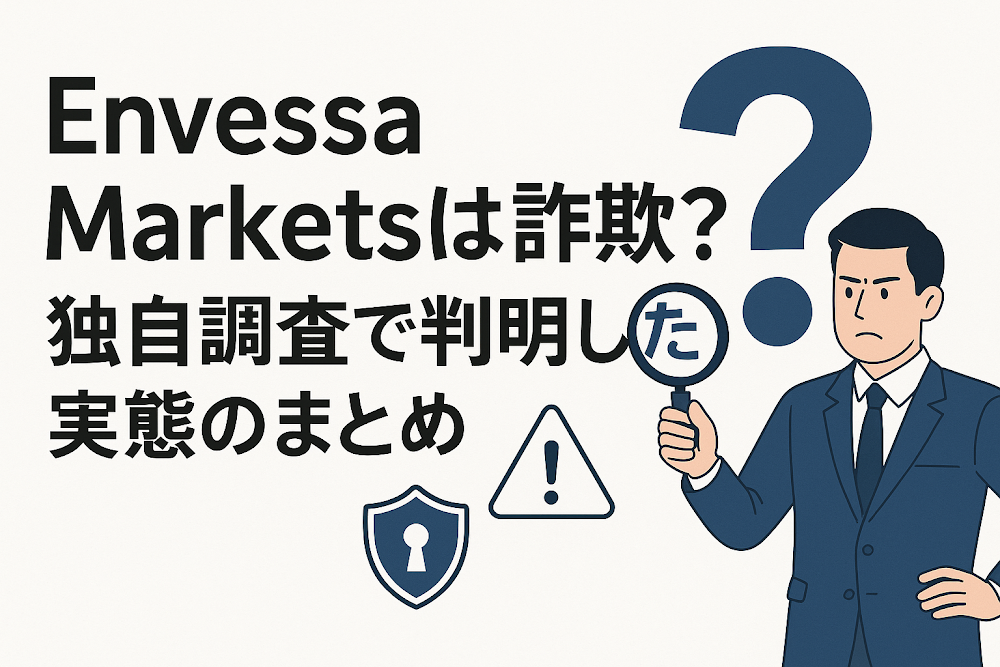 Envessa Marketsは詐欺？独自調査で判明した実態のまとめ