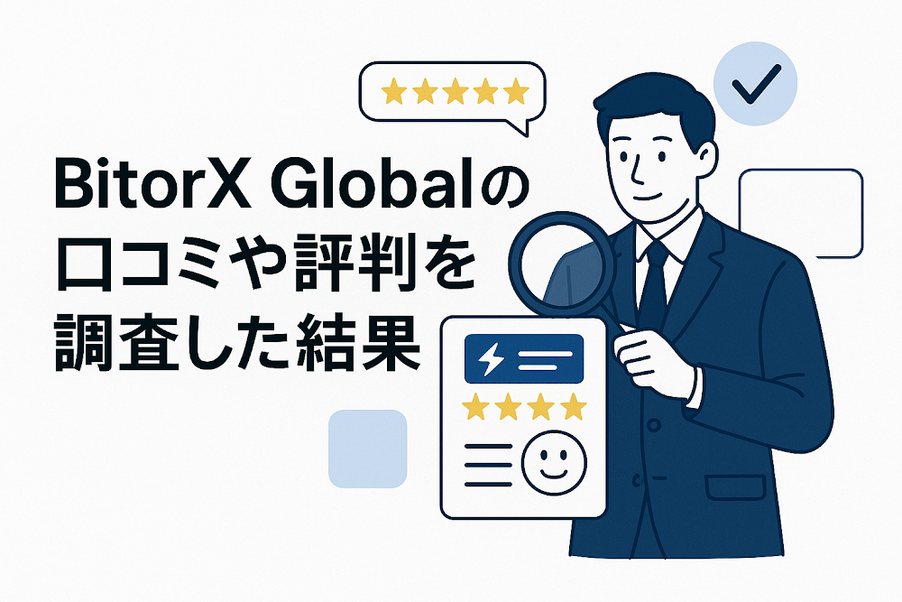 BitorX Globalの口コミや評判を調査した結果