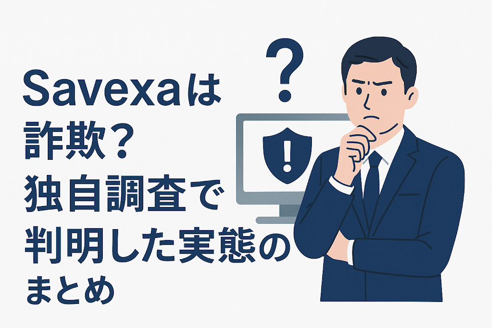 Savexaは詐欺？独自調査で判明した実態のまとめ
