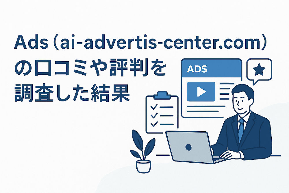 Ads（ai-advertis-center.com）の口コミや評判を調査した結果