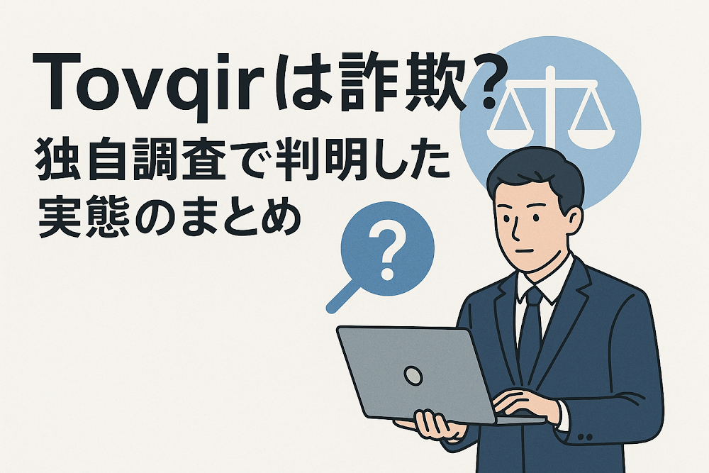 Tovqirは詐欺?独自調査で判明した実態のまとめ