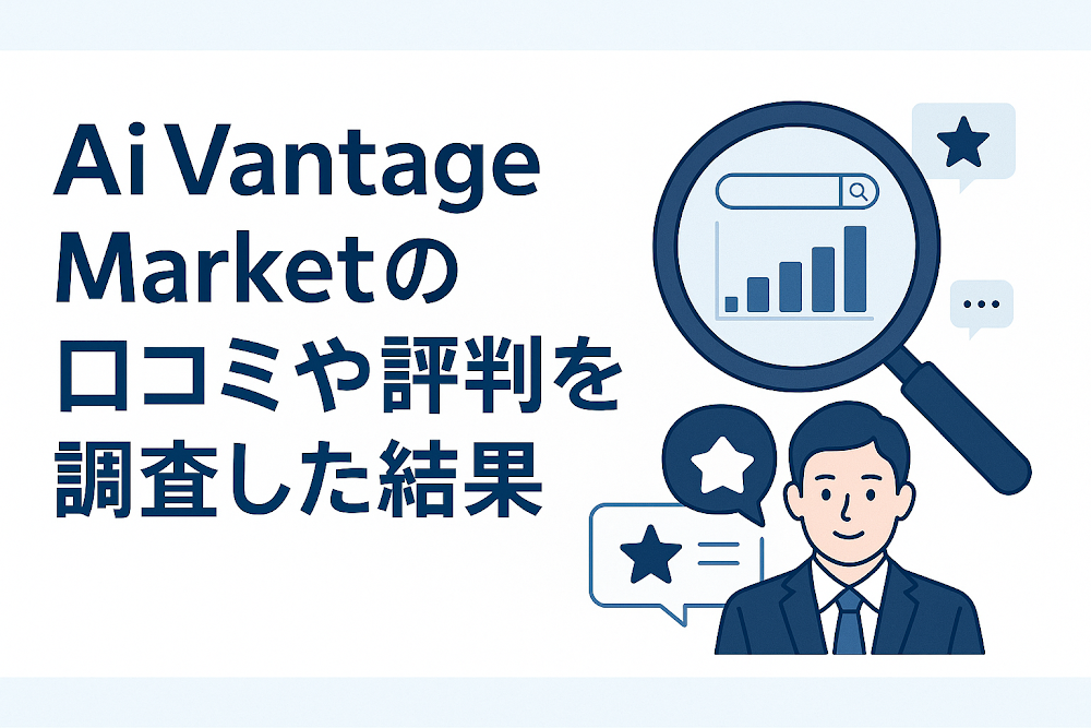 Ai Vantage Marketの口コミや評判を調査した結果