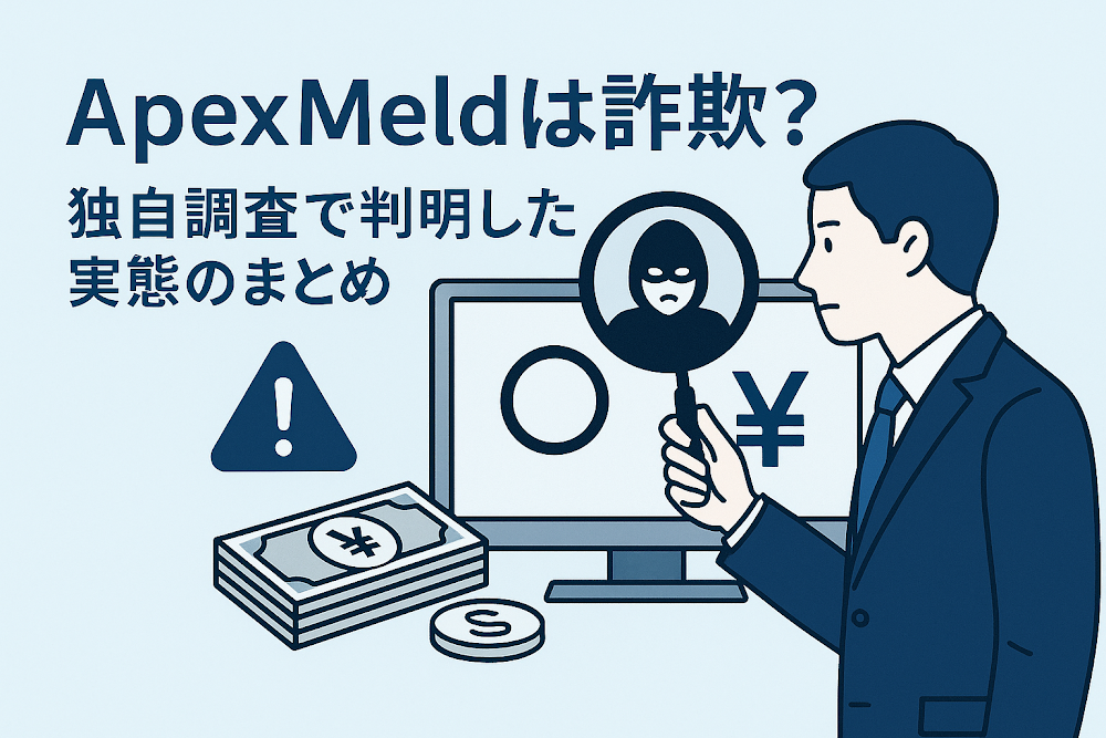 ApexMeldは詐欺？独自調査で判明した実態のまとめ