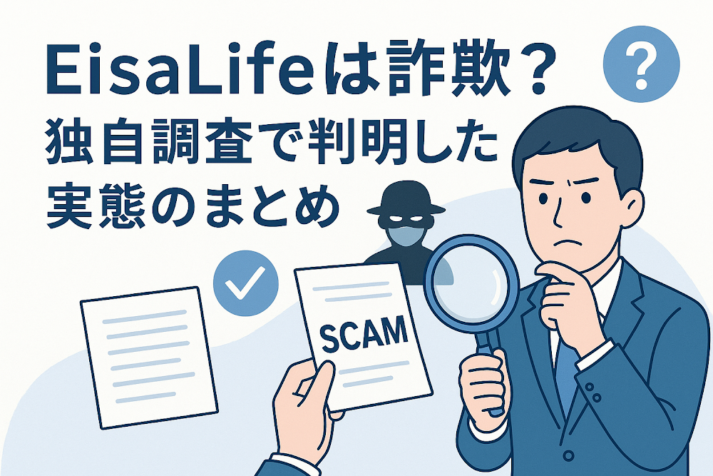 EisaLifeは詐欺？独自調査で判明した実態のまとめ