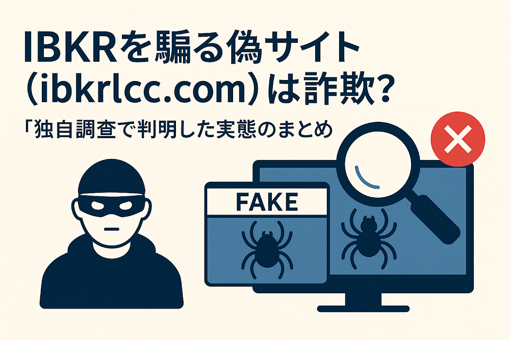IBKRを騙る偽サイト（ibkrlcc.com）は詐欺？独自調査で判明した実態のまとめ