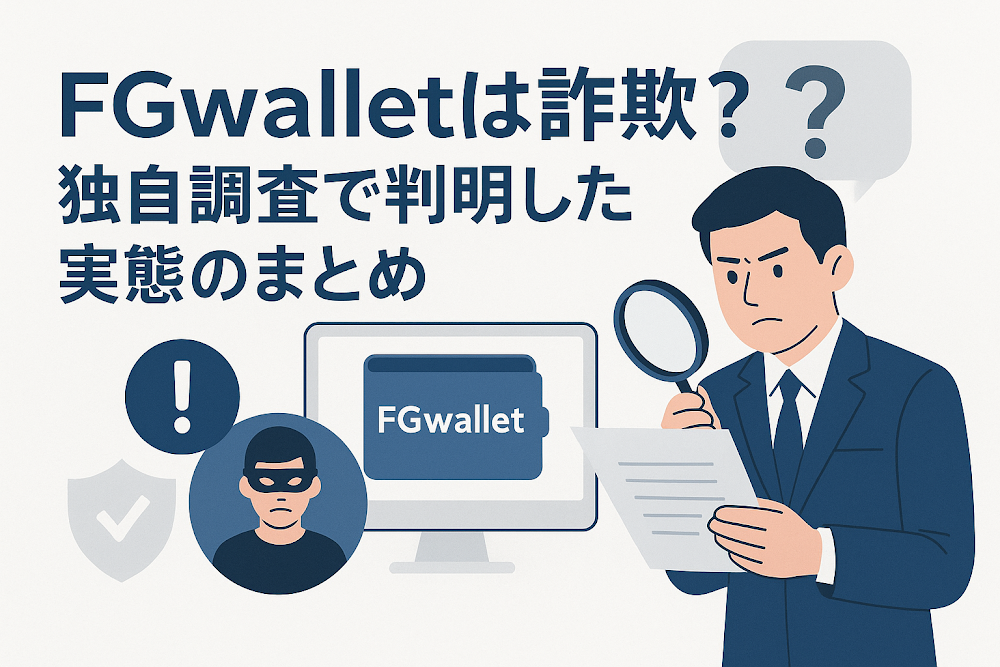 FGwalletは詐欺？独自調査で判明した実態のまとめ