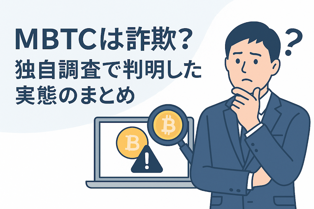 MBTCは詐欺?独自調査で判明した実態のまとめ