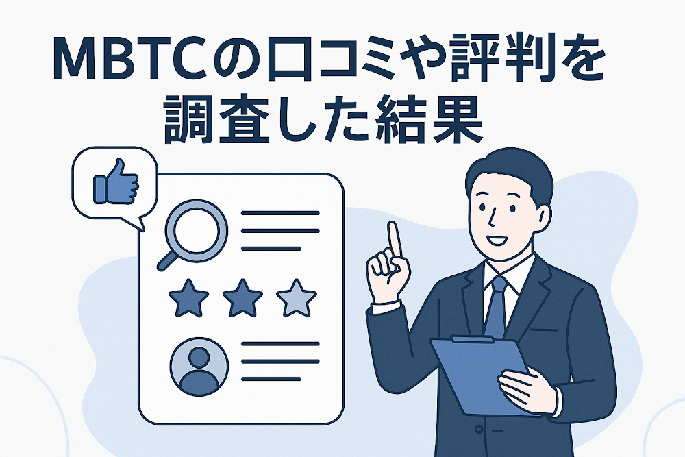 MBTCの口コミや評判を調査した結果