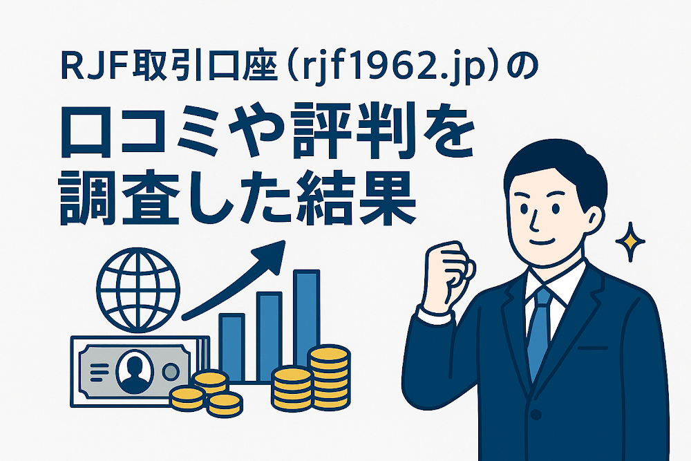 RJF取引口座(rjf1962.jp)の口コミや評判を調査した結果